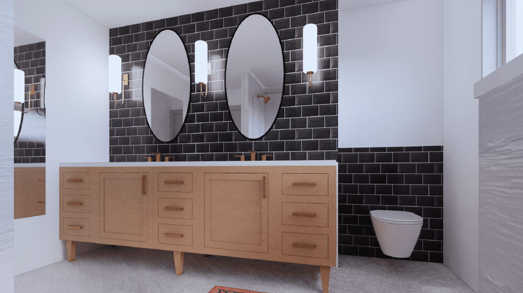Haysboro Bathroom Renovation Calgary Renders