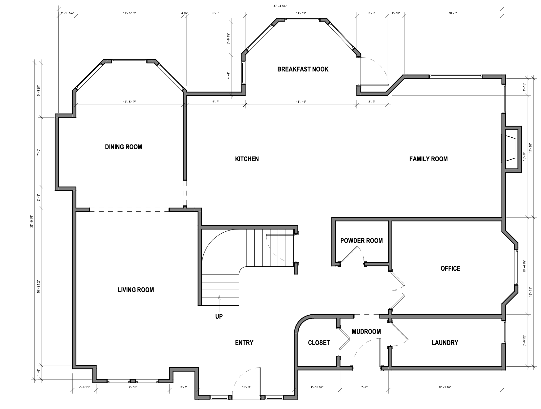 signal hill renovation calgary floor plan before photo