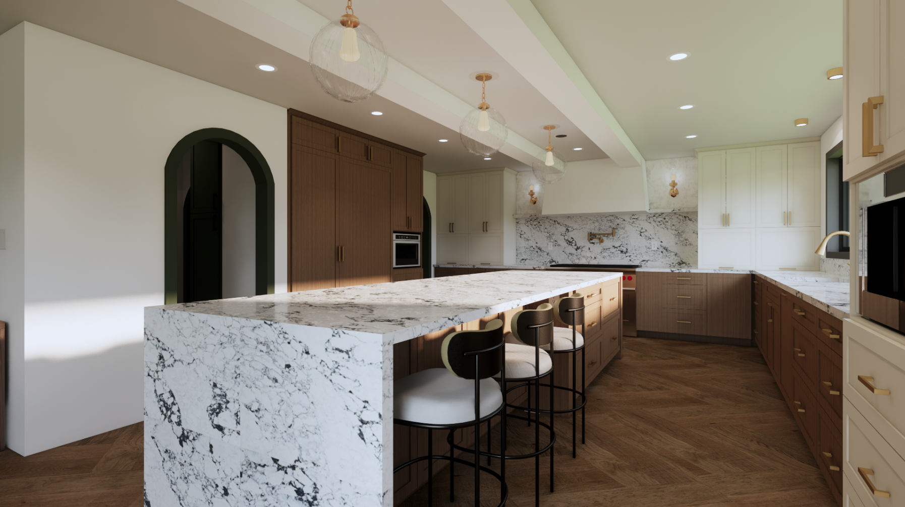 calgary oakridge renovation calgary kitchen render rusch design build